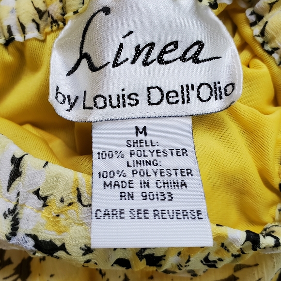 Spring Yellow Fit and Flare Skirt by Louis Dell' Olio - Picture 9 of 12